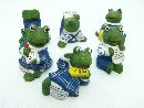 Frosch 6mod. 5x7cm GRÜN-BLAU 5x7cm