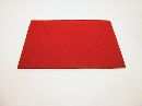 Filzunterlage eckig ROT          30x20 cm                      