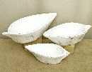 Schale Schiff WEISS 24cm 80112 13