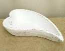 Schale Herz WEISS 30cm