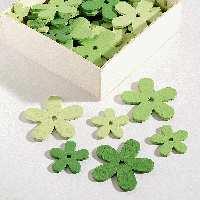 Streusortiment Age GRÜN-MIX 81850 Blume 2-fach 3,5/5cm 1Box=96St