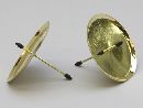 Kerzenteller mit Pick GOLD 25910 60mm