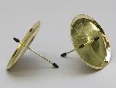 Kerzenteller mit Pick GOLD 25920 70mm
