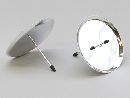Kerzenteller mit Pick SILBER 25931 80mm