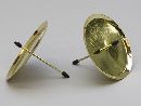 Kerzenteller mit Pick GOLD 25930 80mm