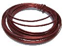Alu-Flachdraht ROT 2mm 5m lang