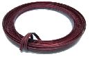 Alu-Flachdraht BORDEAUX 2mm 5m lang