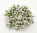 Kranz Gypsophilia WEISS-GRÜN 12716 Ø20cm Innendrm.=8cm