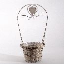 Pflanzkorb Love BRAUN-GRAU 97419 62x34x26cm