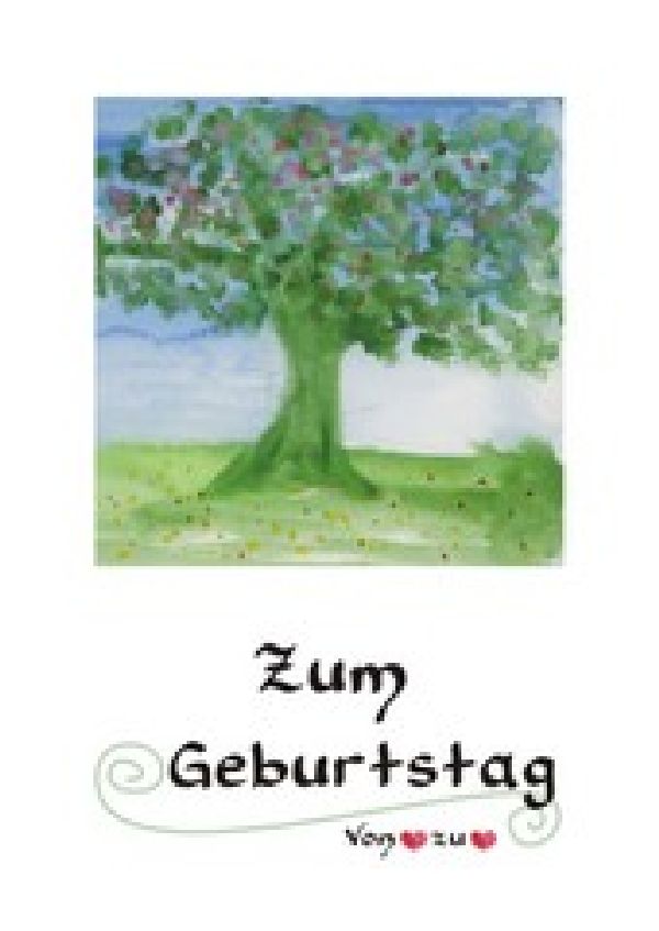 Maxikarten Geburtstag Der Lebensbaum