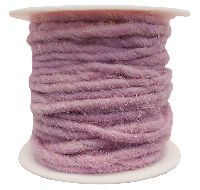 Wollschnur mit Jute ROSA 24 3-8mm 10m 61710 handgearbeitet