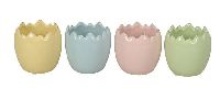 Ei gebrochen Dolomite ANTIK ROSA GELB GRÜN BLAU Ø9xH8,5cm 622131