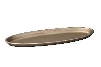 Dekotablett oval CHAMPAGNER 530248 51x17,5x3,5cm