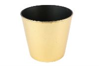 Topf Kunststoff GOLD 776303174 Ø13xH11,5cm