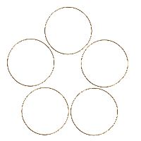 Metallring - Makramee Ring GOLD Floral Hoop Ø25cm Stärke 3mm  meg04