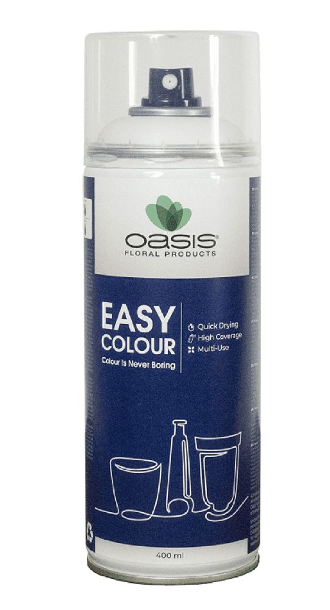 Oasis Easy Color, Farbspray WEISS 400 ml Colorspray